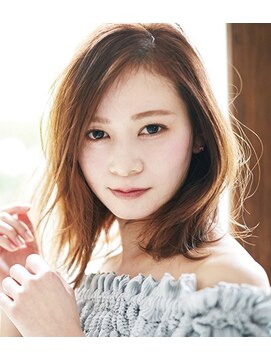 ビアンコカーロ 用賀店(Bianco caro) ミディアムレイヤー/ことりベージュ/20代30代40代50代