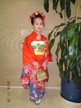 トータルビューティーサロンカワニシ まとめ髪と着付け