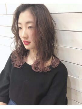 ラック 辻堂(LUCK) 可愛さ抜群!ラベンダーピンクアッシュ