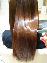 アンド ラ ブランシュ(&.La Blanche)&nbsp;髪質改善大宮＆.La Blanche艶髪ストレート。ヌーディーベージュ