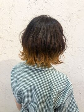 フロール(Flor) 【flor 戸塚】*グラデーション+イエローブラウン*