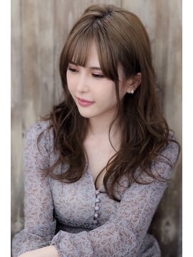 クレドガーデン 吉祥寺店(CRED GARDEN) #透明感グレージュヴェールウェーブ外国人風セミロングエアリー