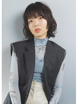 バロウ(BURROW) 《BURROW》　アンニュイボブ×パーマ　　【木村　茉那美】