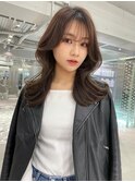 《xena/中島》大人セミロング×韓国首レイヤースタイル