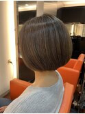 大人っぽいショートボブ
