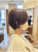 20代30代40代丸みとくびれ大人可愛い小顔ショートボブ◎