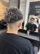 メンズ ラピス 横浜店(Men’sLapis)&nbsp;短髪ホワイトメッシュ