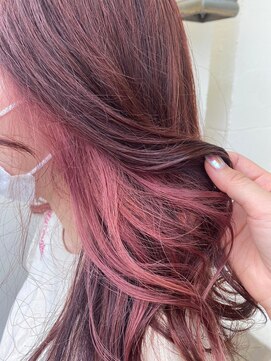 ルプラ チッタ(le-pla Citta) インナーカラー★ピンク