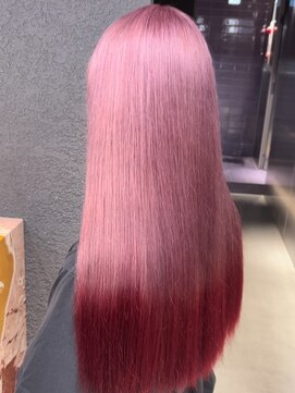 ペレ 栄店(PELE) 前髪/マチルダボブ/ピンクベージュ/インナーグレージュ/栄