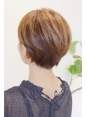 【 I. 】30代からの襟足すっきり前下がりショートボブ 川口