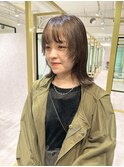 顔周りウルフカット【厚地里奈】