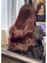 ソヨン 栄2号店(SOYON)&nbsp;ピンクヘア/デザインカラー/韓国風レイヤーカット/前髪カット