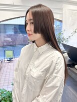 ラレイ ハラジュク(Lalei harajuku)&nbsp;【白石】パーマ落とし/ストレートロング/姫カット