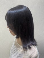 アクセ 小顔レイヤーカット