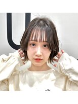 シシ 大宮(She 2.)&nbsp;大人ショートボブ/ホワイトグレージュ/ブリーチ/ダブルカラー