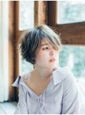 エアリーショート×外人風カラー【藤沢】