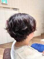 カシータ ヘア リゾート イオンモール熱田店(Casita hair resort)&nbsp;マッシュショート×くせ毛風パーマ×すっきり×前髪長め