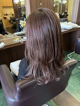 シャンプー ボーイ 宮崎柳丸店(SHAMPOO BOY) ピンクブラウン/ブリーチあり