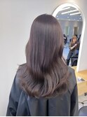 黄色味を抑えたラベンダーブラウンZina本八幡