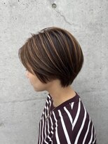 ヘアーメイク ヴァンセット HAIR & MAKE VINGT-SEPT&nbsp;ショートボブ　アンベレラカラー