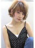 【Blanc】ショート＿ショートボブ＿ハイライト＿白髪ぼかしボブ