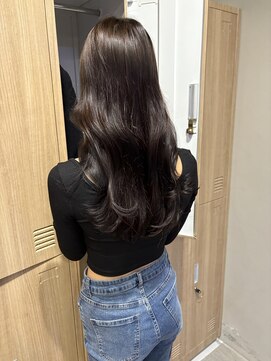 ローレンジウ(LOREN JU) 透明感髪質改善ベージュダブルカラーミルクティーグレージュ