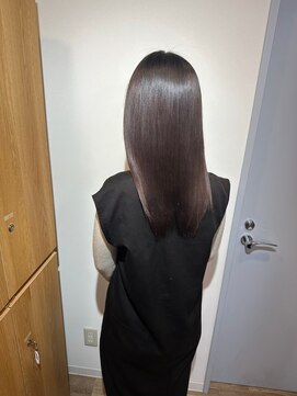 ノー バイ イオエ 西梅田(no. by ioe) ブリーチなしカラー/髪質改善/ミルクティーベージュ/小顔ヘア