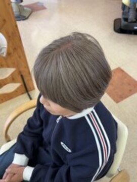 サンタフェ 柳津店(Santa'Fe) Santa'Fe式脱白髪染め白髪ぼかしカラー[ビフォーアフター]