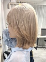 ムク 横浜店(muku)&nbsp;横浜ダブルカラーミルクティーベージュカラーケアブリーチ韓国