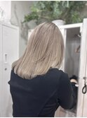 表参道 | ハイトーングレージュ/ダブルカラー/レイヤーカット