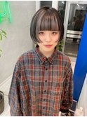 マッシュボブ×プラチナブラック