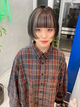 ロペ(ROPE.) マッシュボブ×プラチナブラック