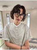 大人キュートなフレンチカーリーボブ