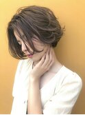 シンプルフレンチボブ♪溝口美容院//un//オージュアサロン