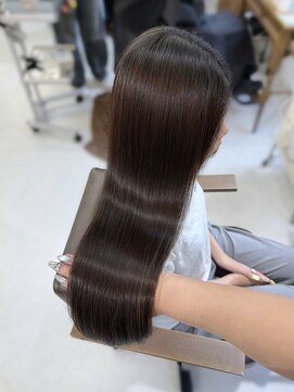 ハピネス 梅田茶屋町店(HAPPINESS) 韓国風/レイヤーカット/顔周り/顔まわり/髪質改善/ベージュ