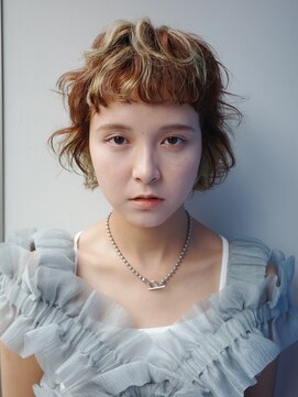 サラビューティーサイト 志免店(SARA Beauty Sight) 個性派ハイライトミニボブ★ウリュ