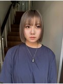 切りっぱなしボブ長めボブナチュラルボブ結べるボブ前下がりボブ