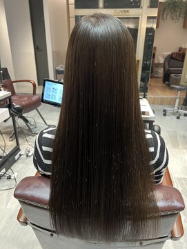 アディクト 本店 東陽町(addict) うねりを抑える縮毛矯正＿ダークブラウン＿ロング［東陽町駅］