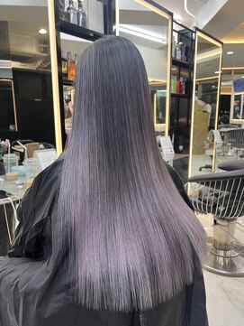 ラピス 渋谷本店(Lapis) ホワイトラベンダーバレイヤージュカラー/外国人風/髪質改善