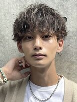 フィフス 大分(fifth)&nbsp;大分メンズツーブロック刈り上げマッシュ無造作シャドウパーマ