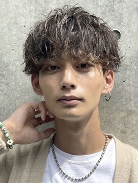 フィフス 大分(fifth) 大分メンズツーブロック刈り上げマッシュ無造作シャドウパーマ