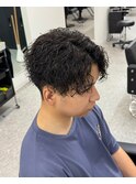 シャドウパーマセンターパート