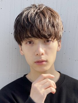 フィフス 栄(fifth) 名古屋栄ニュアンスパーマメンズカットラウンドマッシュ30代