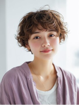 ニスル センター南店(NISURU） 黒髪/クラゲヘアー/オリーブグレー/小顔/ココアベージュ