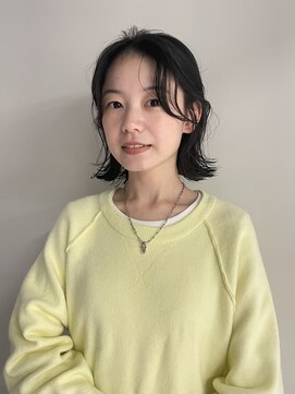 ハイ(HI) 切りっぱなしボブ