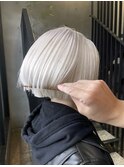 ホワイトカラー・表参道・ケアブリーチ・ハイトーン・ブロンド