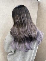 サニー 渋谷(SUNNY)&nbsp;バレイヤージュ、ハイライト、レイヤーロング、キッズカット