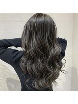 エジョン 八幡山店(Aejon) 大人レイヤーカット白髪ぼかし脱白髪染め40代50代60代