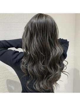 エジョン 八幡山店(Aejon) 大人レイヤーカット白髪ぼかし脱白髪染め40代50代60代