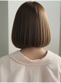 20代30代ショートボブ/プツッとボブ/切りっぱなしボブ越谷